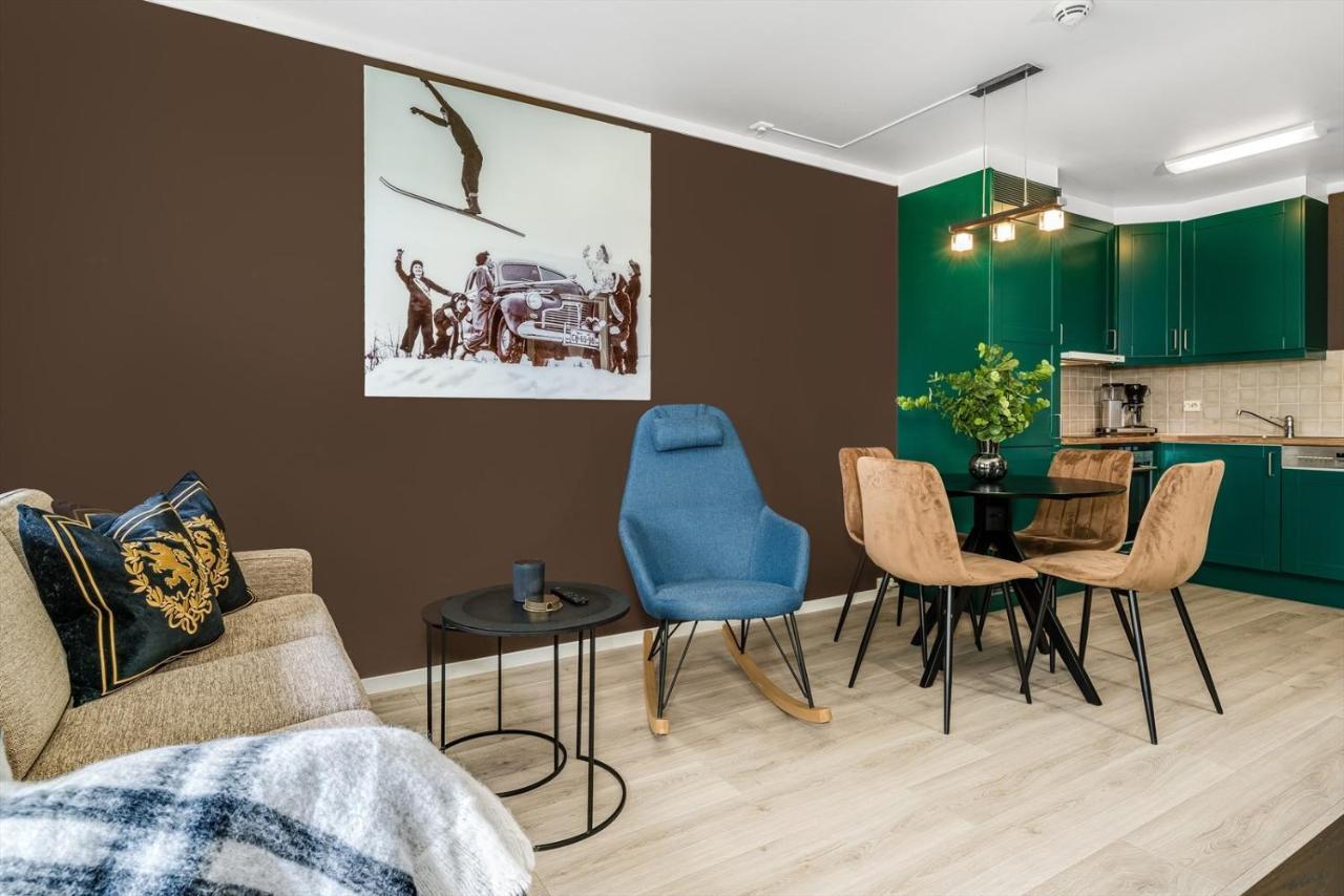Leilighet Beitostolen Sentrum, Terrasse Og Innendors Parkering Ngoại thất bức ảnh